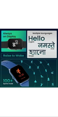 Ambrane Wise Glaze With 1.78 Amoled Display, Bt Calling,SPO2 Heart Rate Monitor SmartWatch 