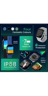Ambrane Wise Glaze With 1.78 Amoled Display, Bt Calling,SPO2 Heart Rate Monitor SmartWatch 