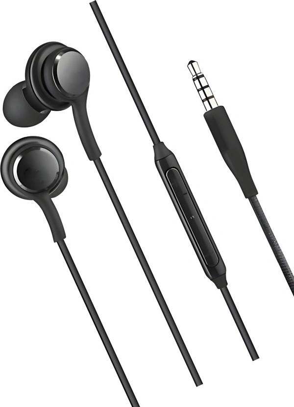MYVS Wired Earphones - Black