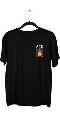 Anime Black T-shirt  - Black, M