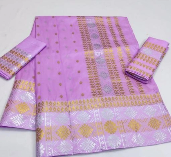 Bodo Paat Dokhna - Blush Pink, Free Size