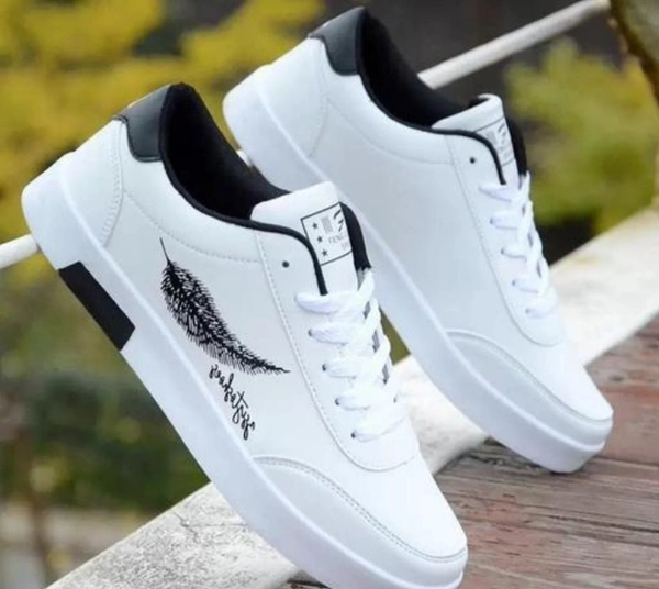 Modern Fabulous Men Casual Shoes - White, IND-9