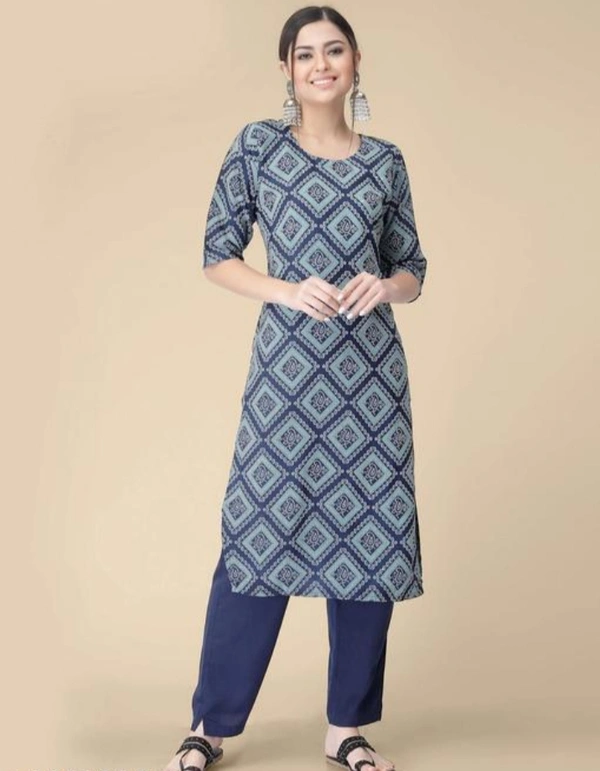 Women's New Crepe Fabric Kurti - S