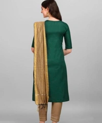 Women's Kurta With Pant And Dupatta - Japanese Laurel, XL