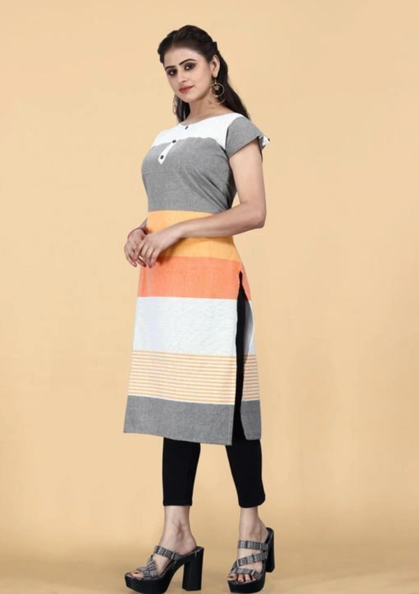 Stylish Khadi Cotton Kurti - XL