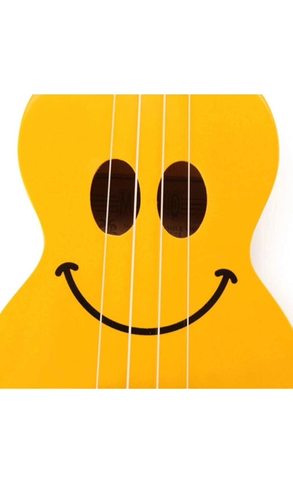 Mahalo U-Smile Series 4 String Soprano Ukulele with Bag, Yellow STN2211SMI-YE - Yellow, Small