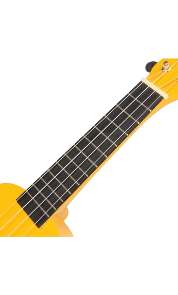 Mahalo U-Smile Series 4 String Soprano Ukulele with Bag, Yellow STN2211SMI-YE - Yellow, Small