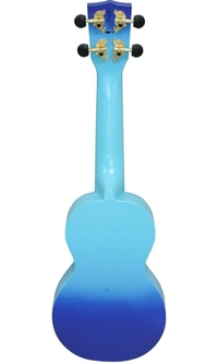Mahalo Ukuleles Designer Series, Right Handed, Blue Burst, Soprano MD1HA bub - Blue, Small