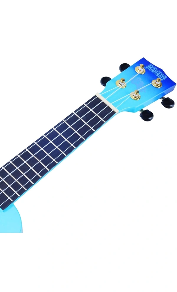 Mahalo Ukuleles Designer Series, Right Handed, Blue Burst, Soprano MD1HB bub - Blue, Small