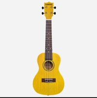 Kadence Tuscany Yellow Ukulele with Learning Combo Pack and Bag - Yellow, Small