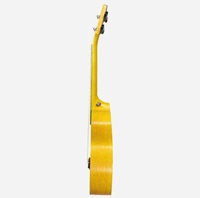 Kadence Tuscany Yellow Ukulele with Learning Combo Pack and Bag - Yellow, Small