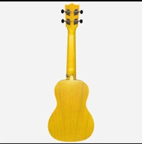Kadence Tuscany Yellow Ukulele with Learning Combo Pack and Bag - Yellow, Small
