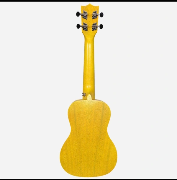 Kadence Tuscany Yellow Ukulele with Learning Combo Pack and Bag - Yellow, Small