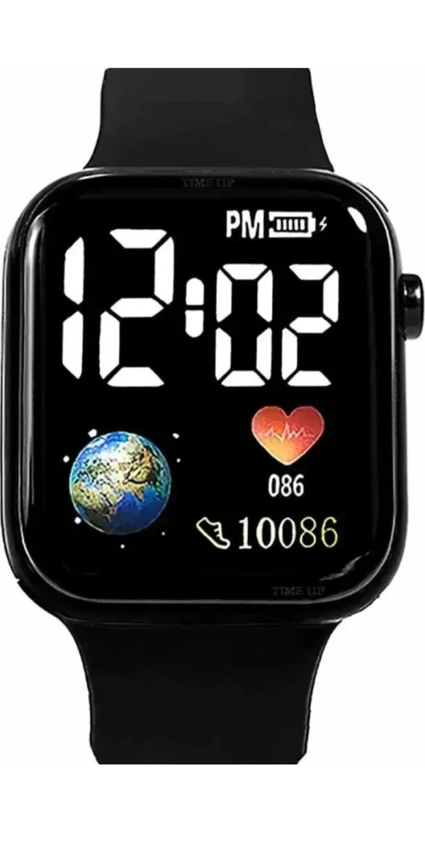 HLMT HLMT Latest Kids watch for boys and girls Smartwatch (Black Strap, Free Size) - Black, Free Size