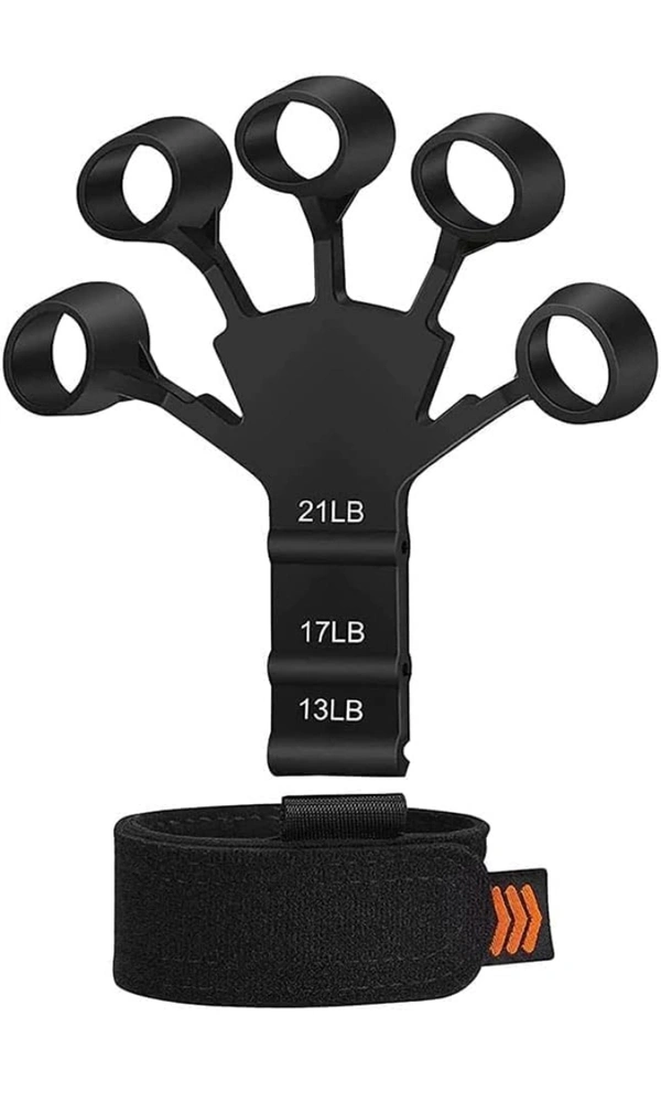 Feora9x FEORA Finger Gripper Strength Trainer Yoga Resistance Band Finger Expansion Extension Exerciser for Hand, Finger, and Wrist Muscles Climbing Finger Strengthener Guitar Finger Stretcher Exerciser
