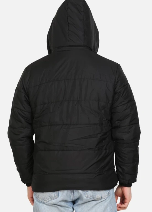 AD & AV Men Winter Puffer Jacket - Black, L