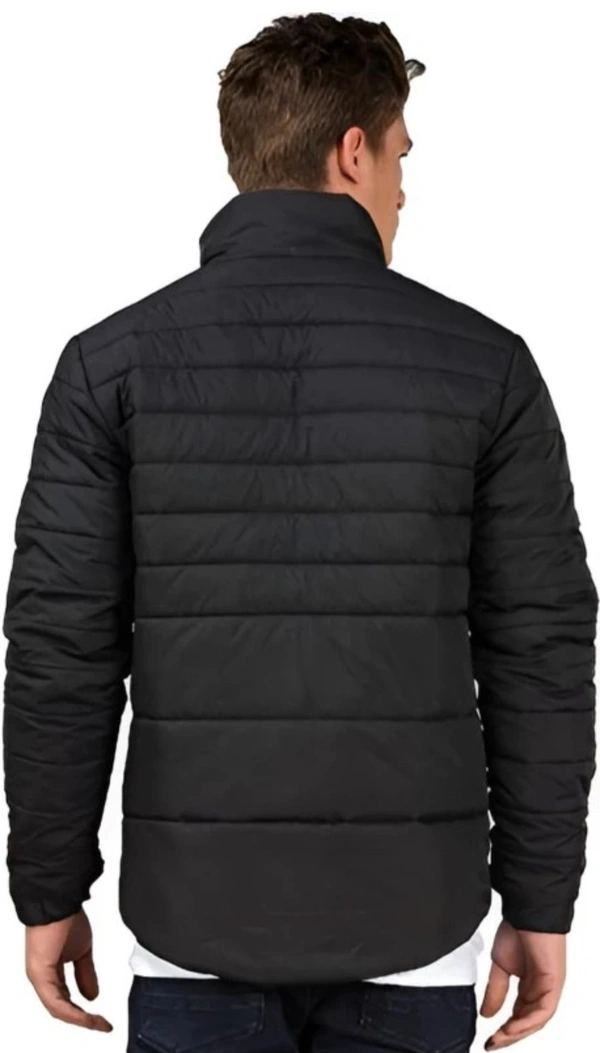 Ben Martin Men Solid Puffer Jacket  - Black, XXL