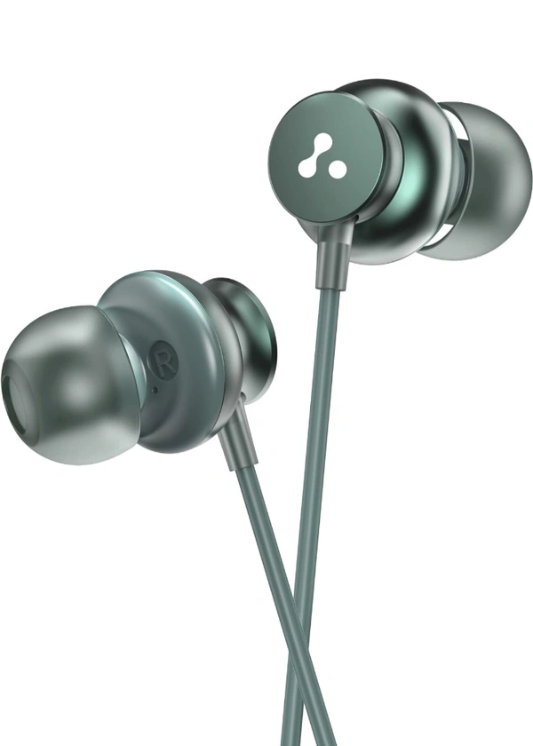 Ambrane Stringz 38 Wired Earphone | 3.5mm Jack | Green - Green