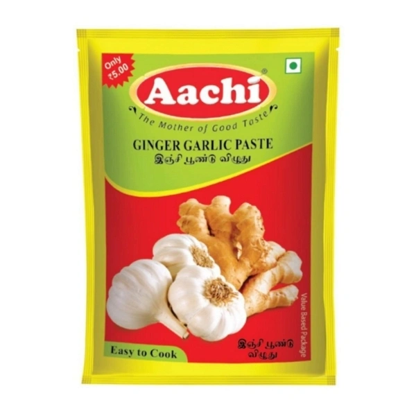 Aachi Ginger Garlic Paste|இஞ்சி பூண்டு பேஸ்ட்  - 5Rs