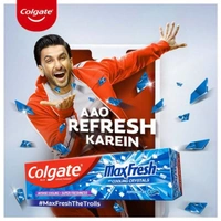 Colgate Maxfresh Peppermint Ice - 80Gm