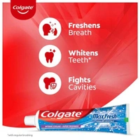 Colgate Maxfresh Peppermint Ice - 80Gm