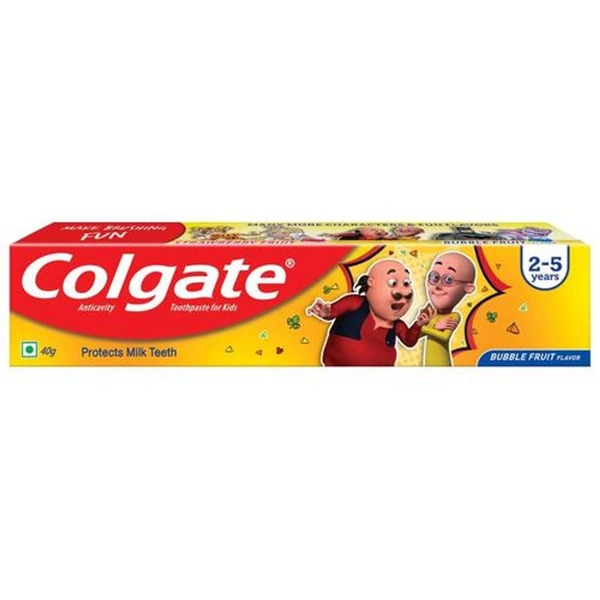Colgate Kids Toothpaste Bubble Fruit Flavour - 40Gm
