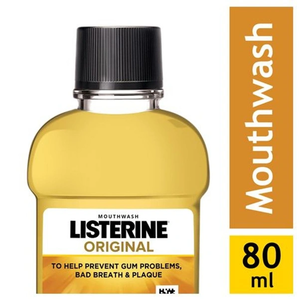 Listerine Mouthwash Liquid Original - 80ml