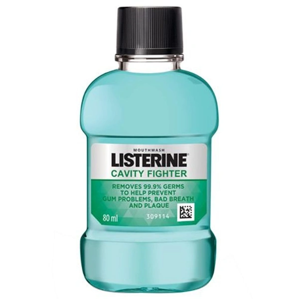 Listerine Mouthwash Liquid Cavity Fighter - 80ml