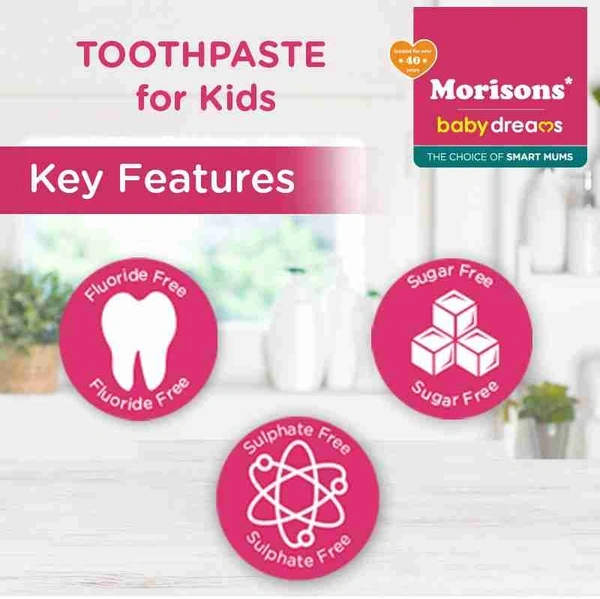 Morisons Toothpaste For Kids Strawberry  - 50g