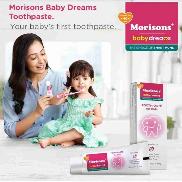 Morisons Toothpaste For Kids Strawberry  - 50g