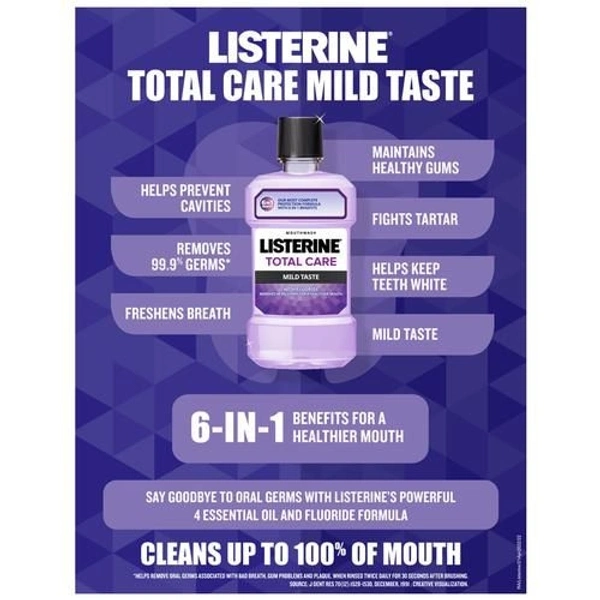 Listerine Mouthwash Total Care - 250ml