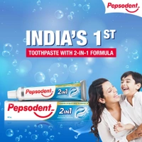 Pepsodent 2 IN 1 Toothpaste  - 80g