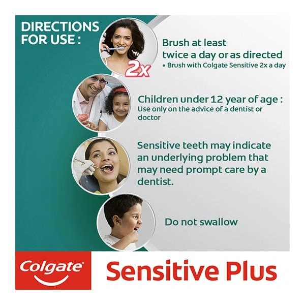 Colgate Sensitive Plus Toothpaste  - 70g