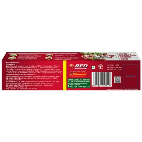 Dabur Red Toothpaste  - 10Rs