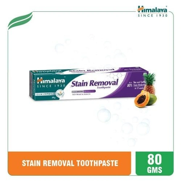Himalaya Stain Removal Toothpaste  - 80g