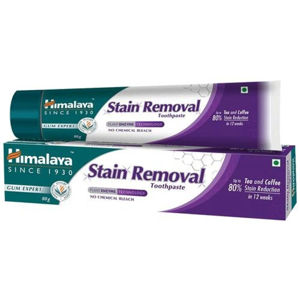 Himalaya Stain Removal Toothpaste  - 80g