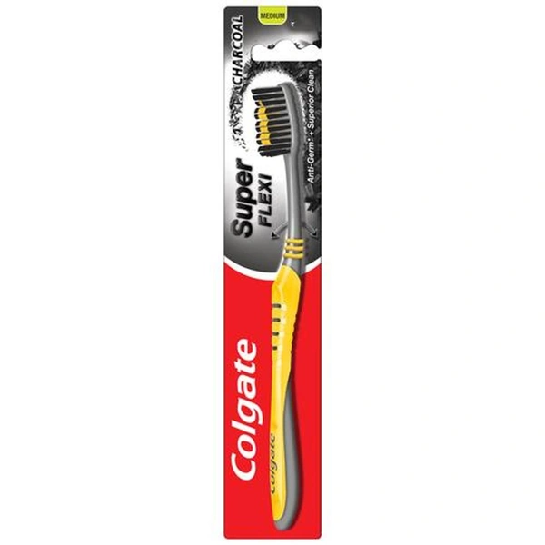 Colgate Super Flexi Charcoal Toothbrush  - Turbo