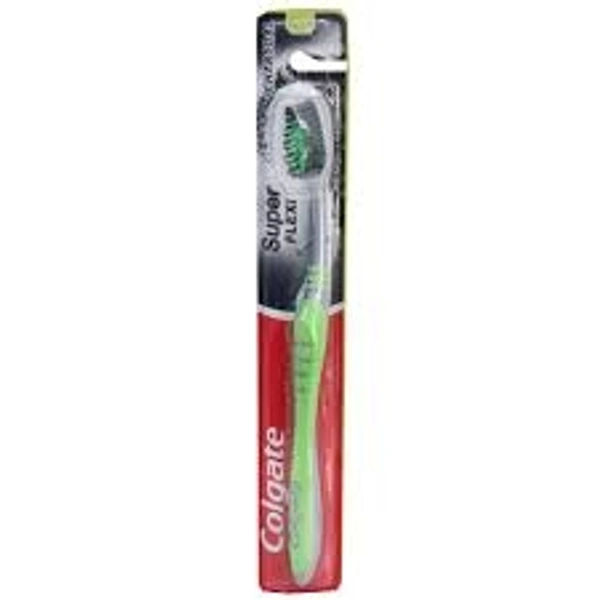 Colgate Super Flexi Charcoal Toothbrush  - Green