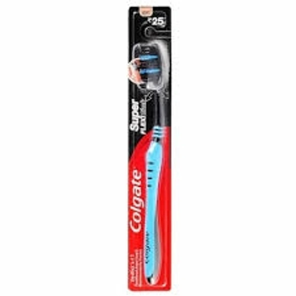 Colgate Super Flexi Charcoal Toothbrush  - Cyan Aqua