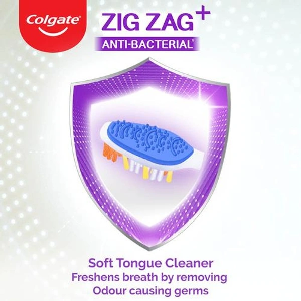 Colgate Zig Zag + Anri Baterial (6 Toothbrush)