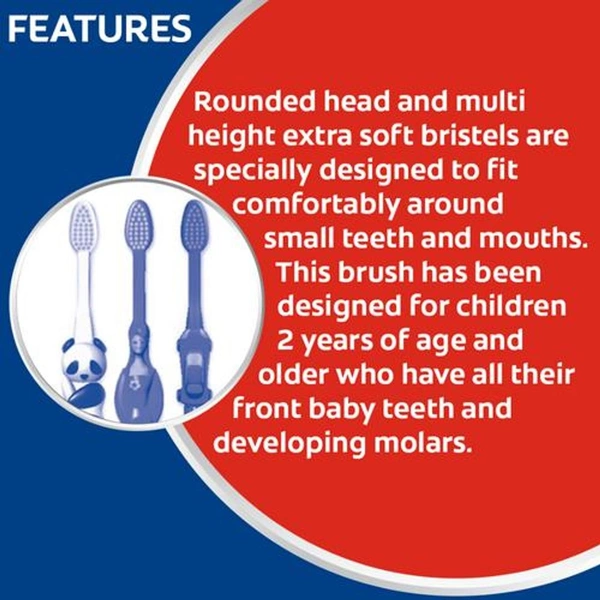Colgate Kids 2+  Toothbrush (3 Toothbrush)