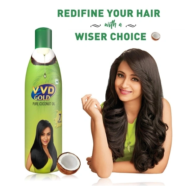 VVD gold Pure Coconut Oil  - 100ml (Bottle)