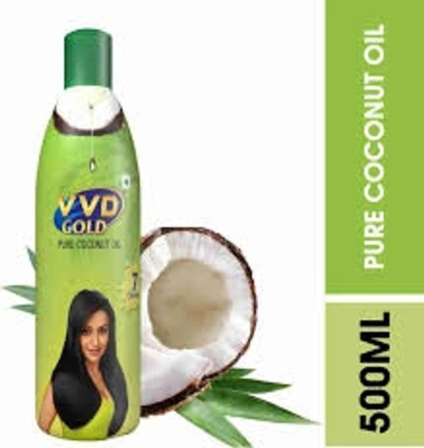 VVD gold Pure Coconut Oil  - 500ml (Bottle)