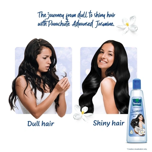 Parachute Advansed Jasmine Coconut Oil  - 45ml (Bottle)