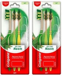 Colgate Zig Zag Neem Toothbrush (3 Toothbrush)