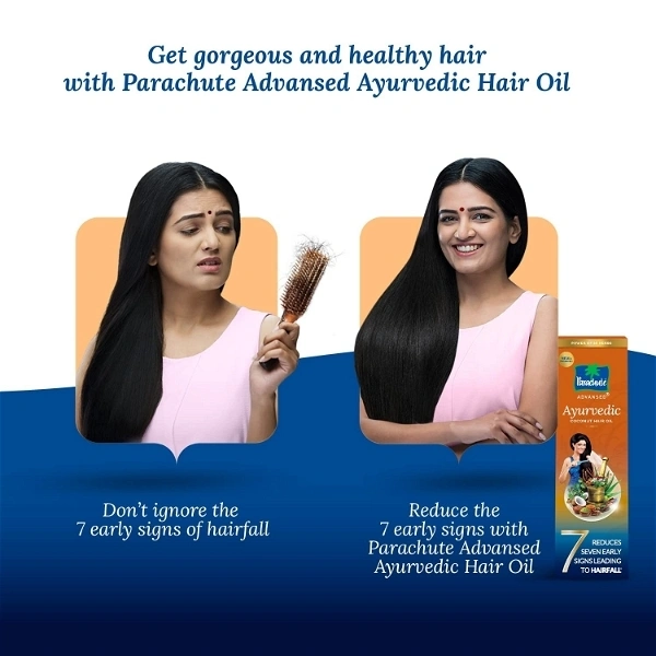 Parachute Advanses Ayurvedic Coconut Hair Oil  - 180ml