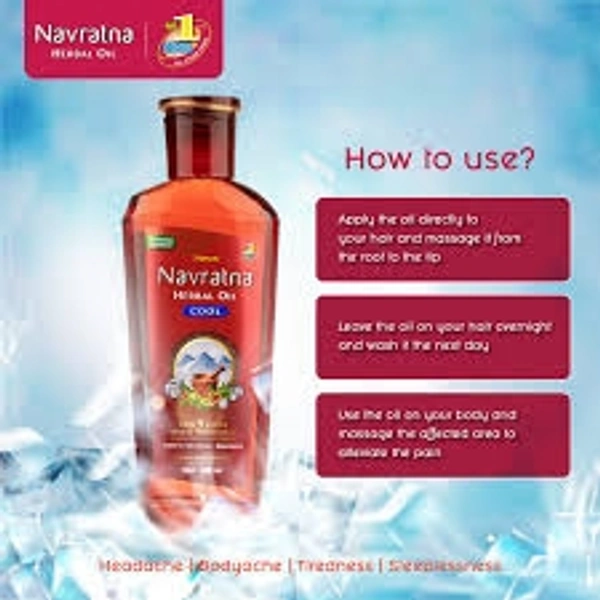 Navratna Ayurvedic Oil Cool - 200ml