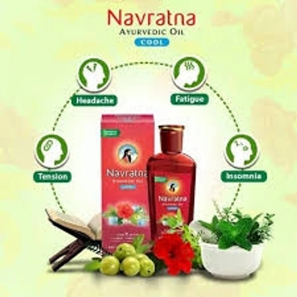Navratna Ayurvedic Oil Cool - 200ml