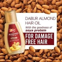 Dabur Almond Hair Oil Enriched With Soya Protein & 10x Vitamin-E - 200ml(Get Dabur Get Toothpaste Worth 20rs)