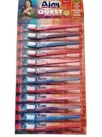 Ajay Quest Premium Hard Toothbrush  - Red